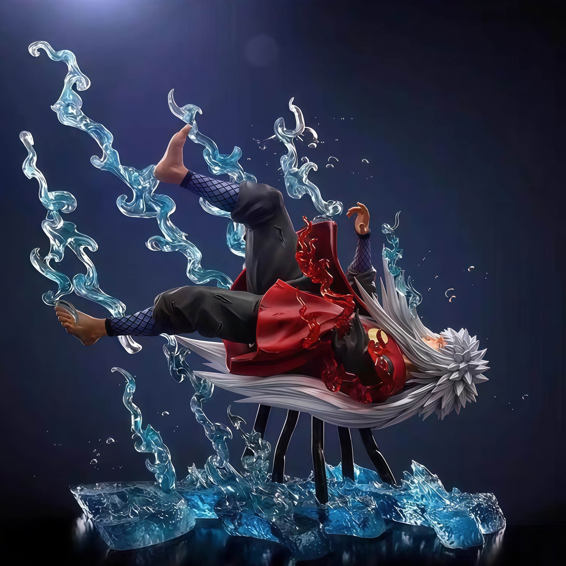 The Classic Scene Of Jiraiya's Death Statue
