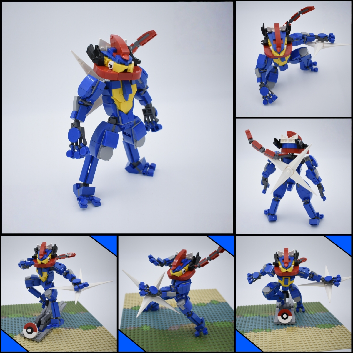 Pokemon Greninja Figure Building Blocks