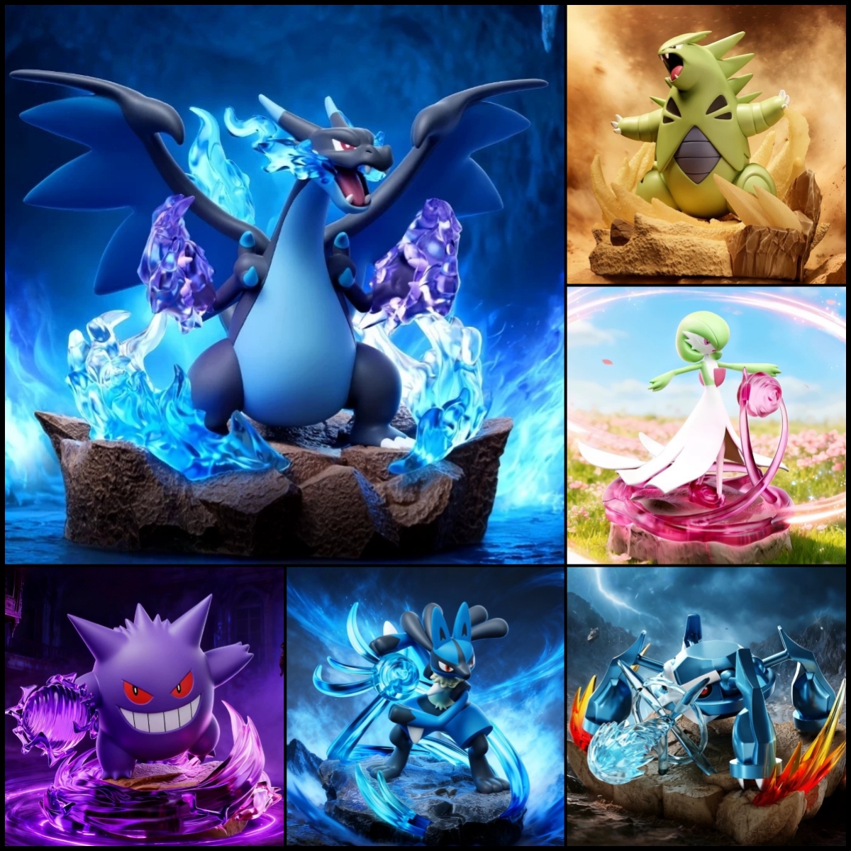 2026 New Pokemon Combat Scene Statue