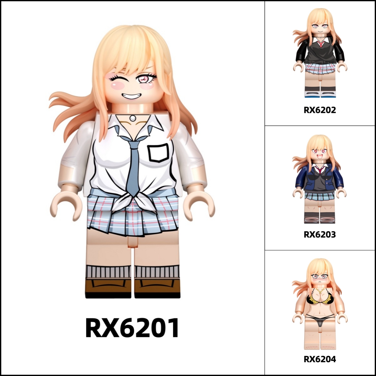 2026 New My Dress-Up Darling Figure Building Blocks