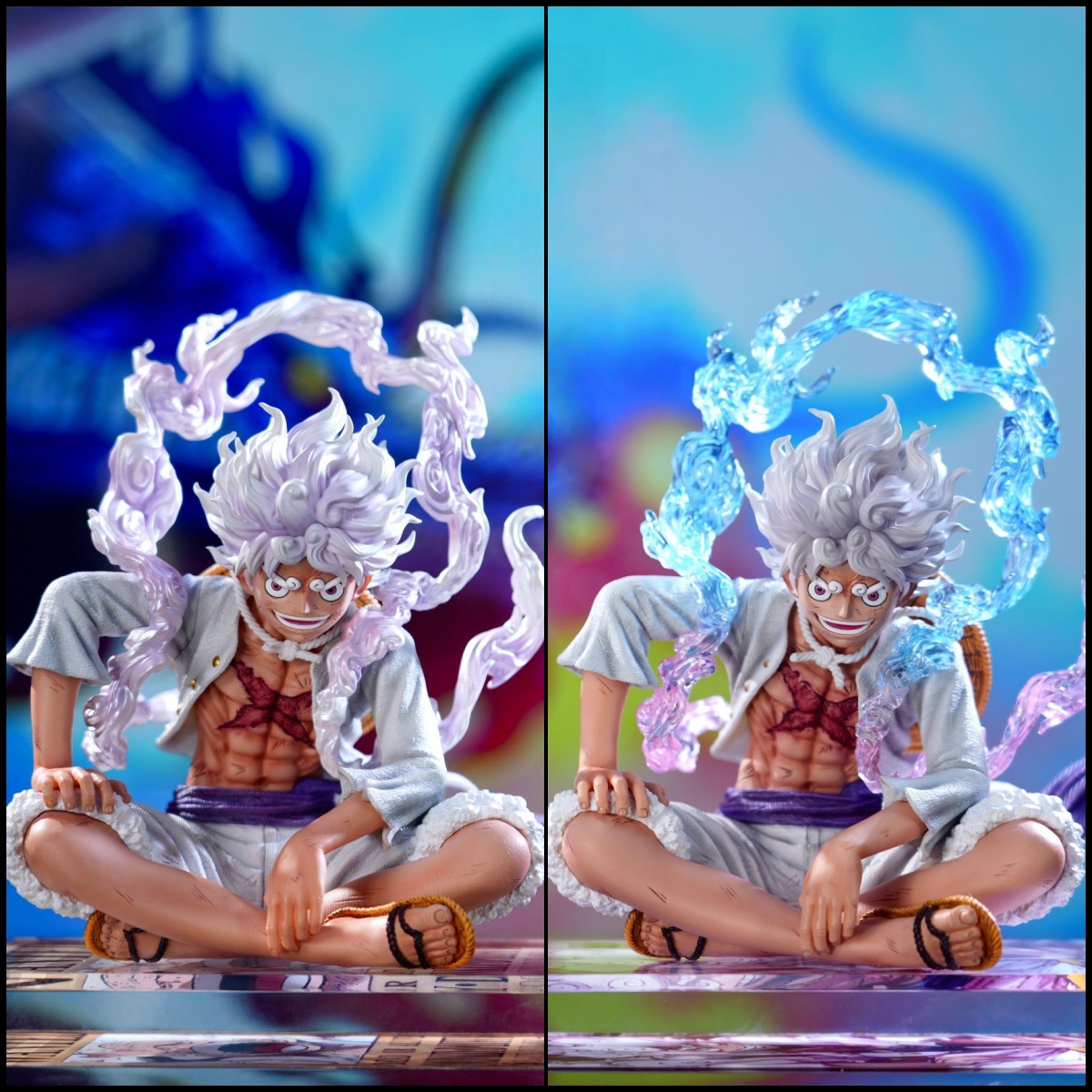 One Piece Nika Luffy Sitting Statue