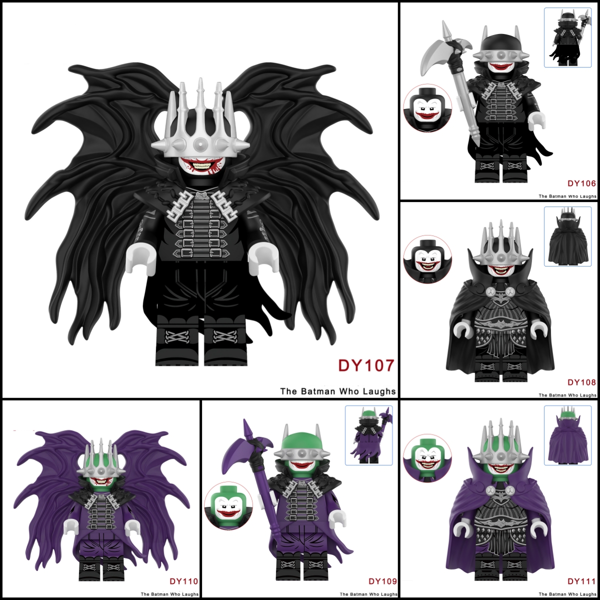2025 New The Batman Who Laughs Figure Building Blocks