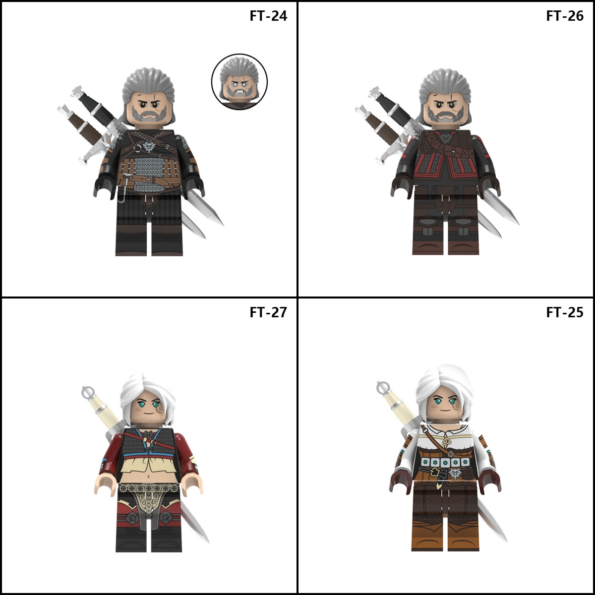 2026 New The Witcher Figure Building Blocks