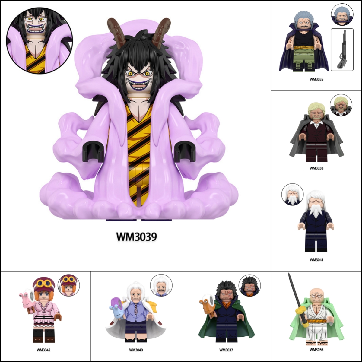 2026 New One Piece Figure Building Blocks