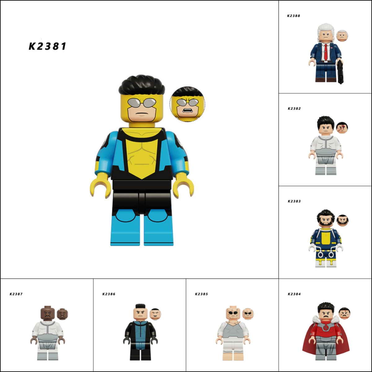 2026 New Superhero Figure Building Blocks