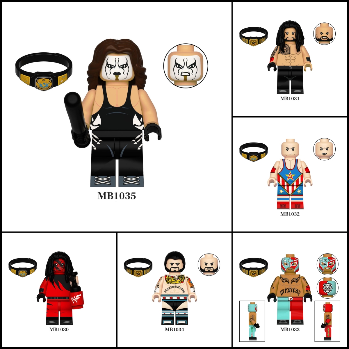 2026 New Wrestling Figure Building Blocks