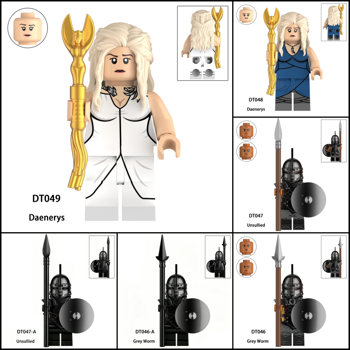 2026 New Thrones Series Figure Building Blocks