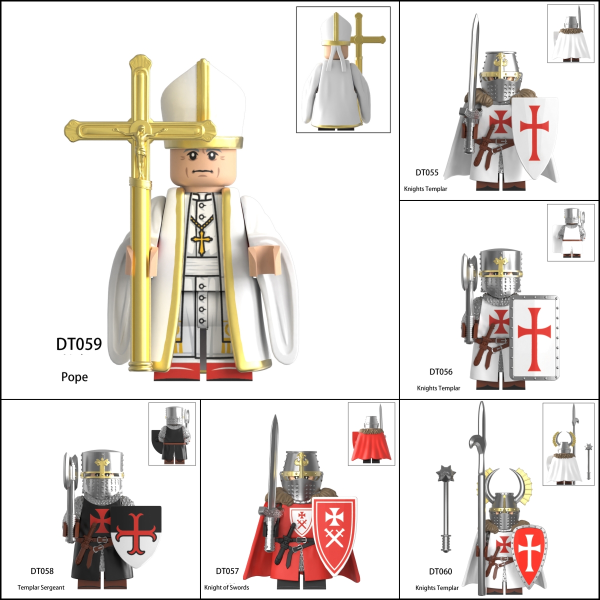 2026 New Middle Ages Knights Figure Building Blocks