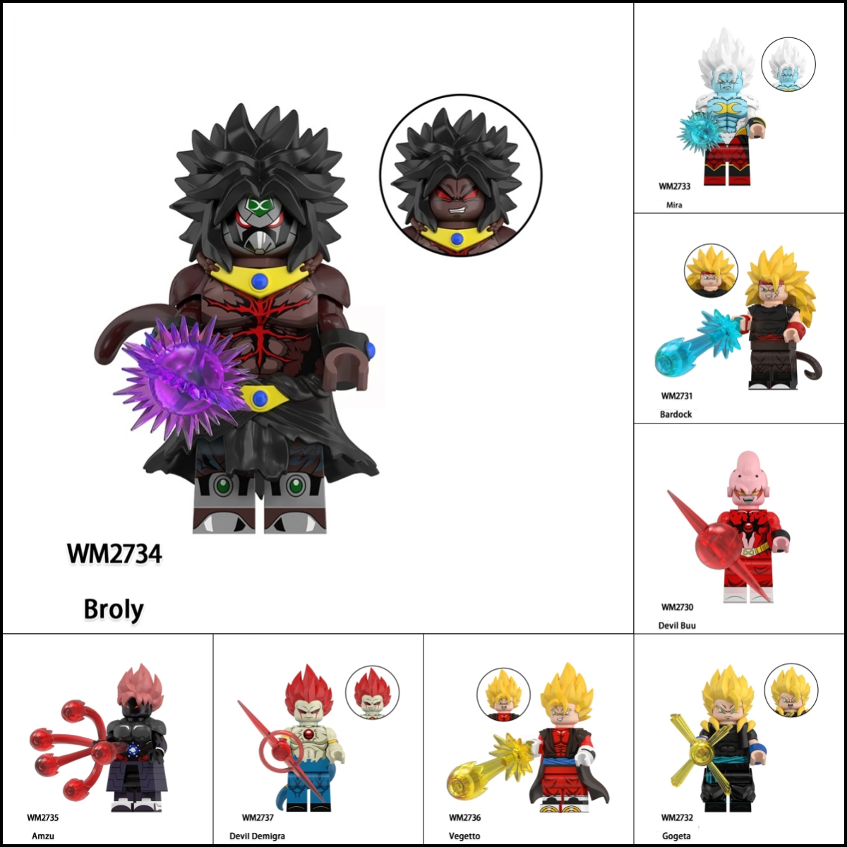 2025 New Super Dragon Ball Heroes Figure Building Blocks