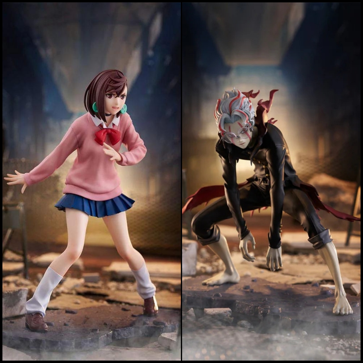 Dandadan Momo & Okarun (Transformed) Figure