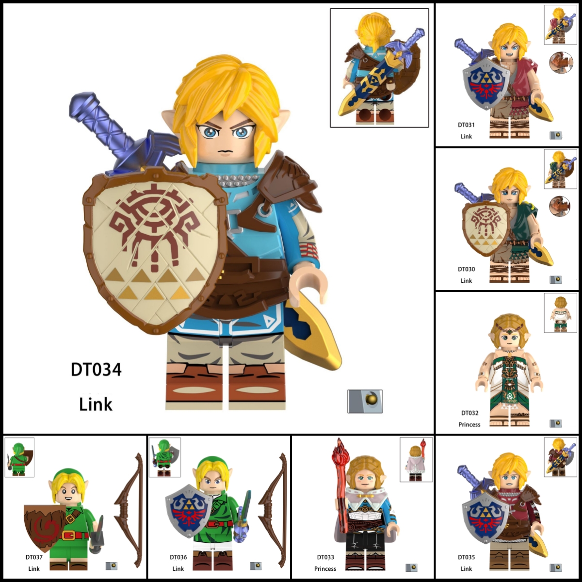 2026 New The Legend of Zelda Figure Building Blocks