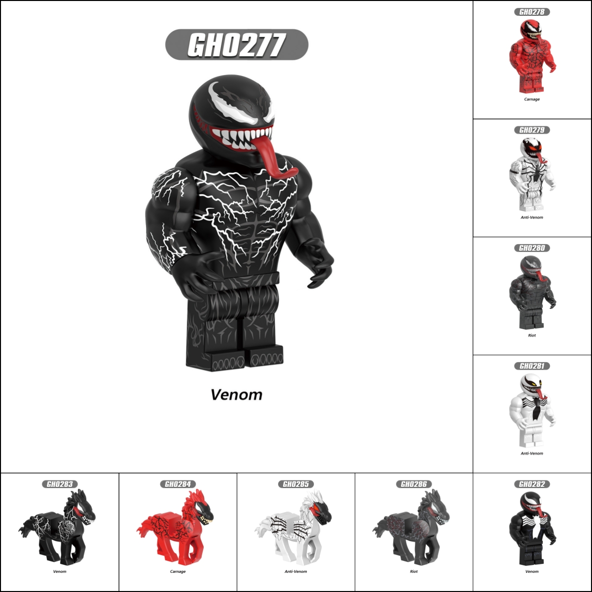 2026 New Venom Figure Building Blocks