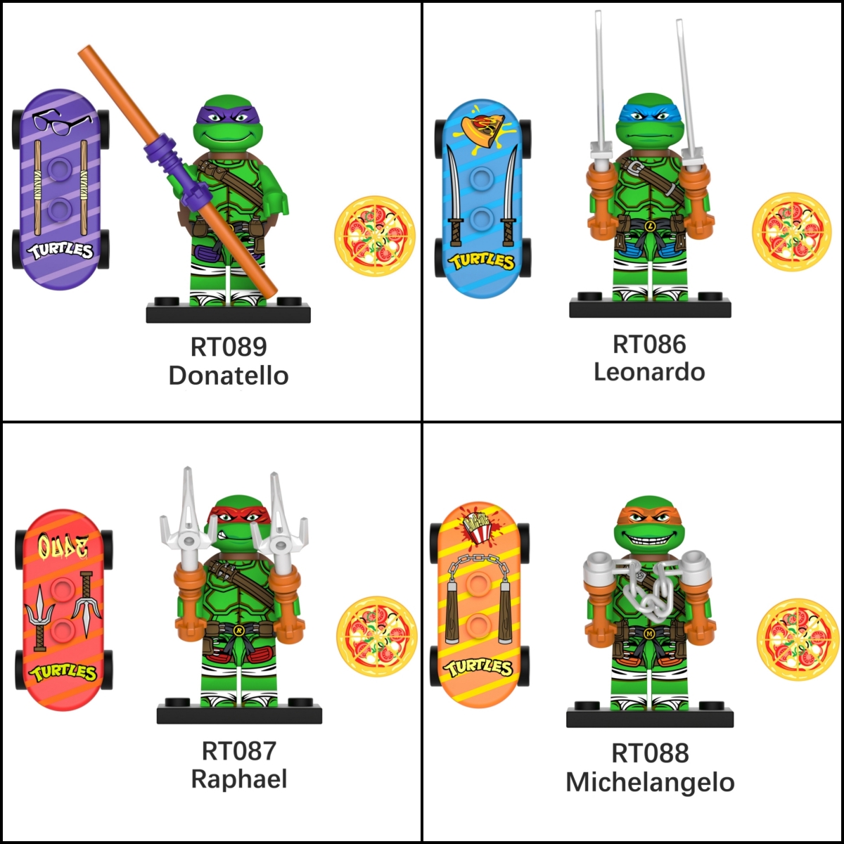 2026 New Teenage Mutant Ninja Turtles Figure Building Blocks