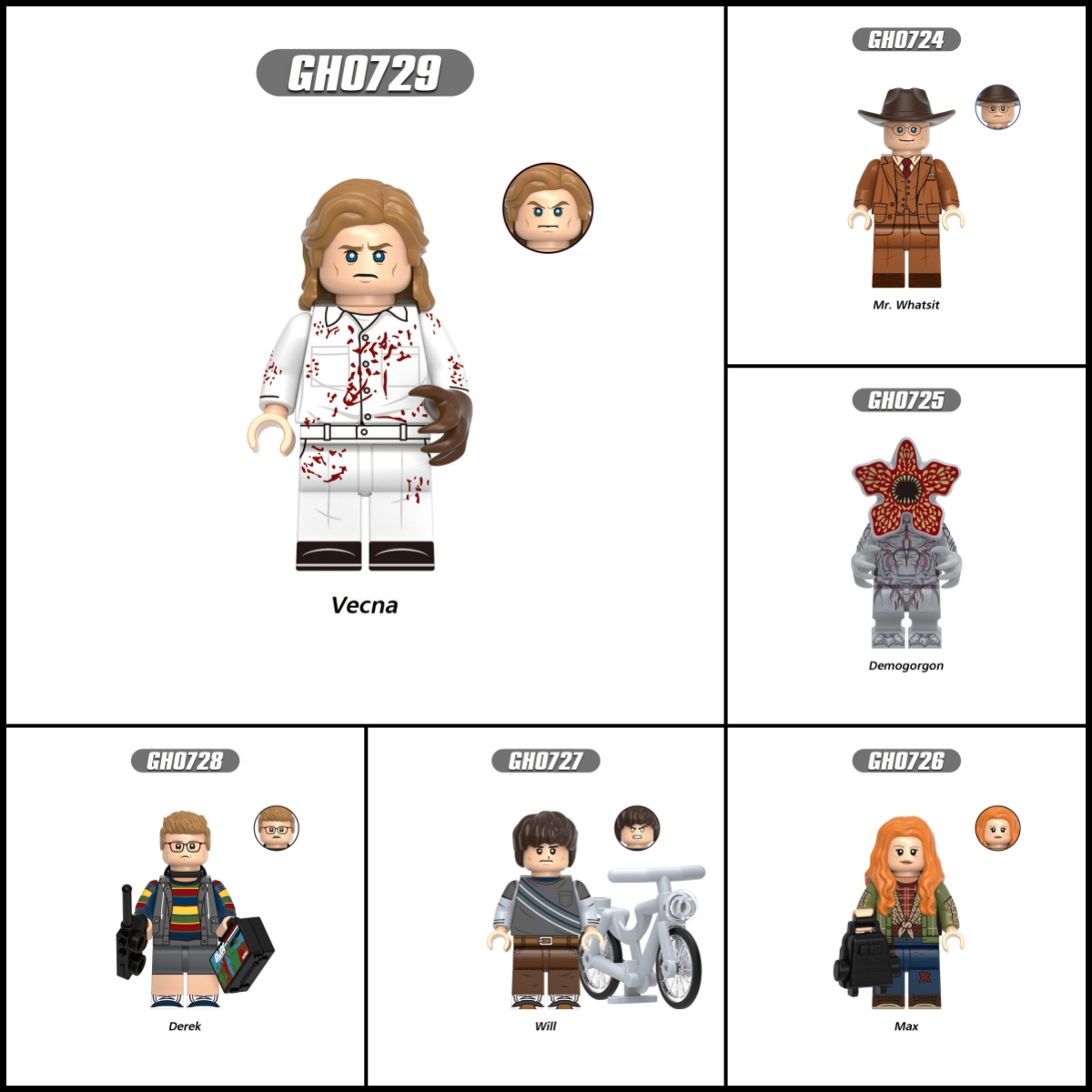2026 New Stranger Things Figure Building Blocks