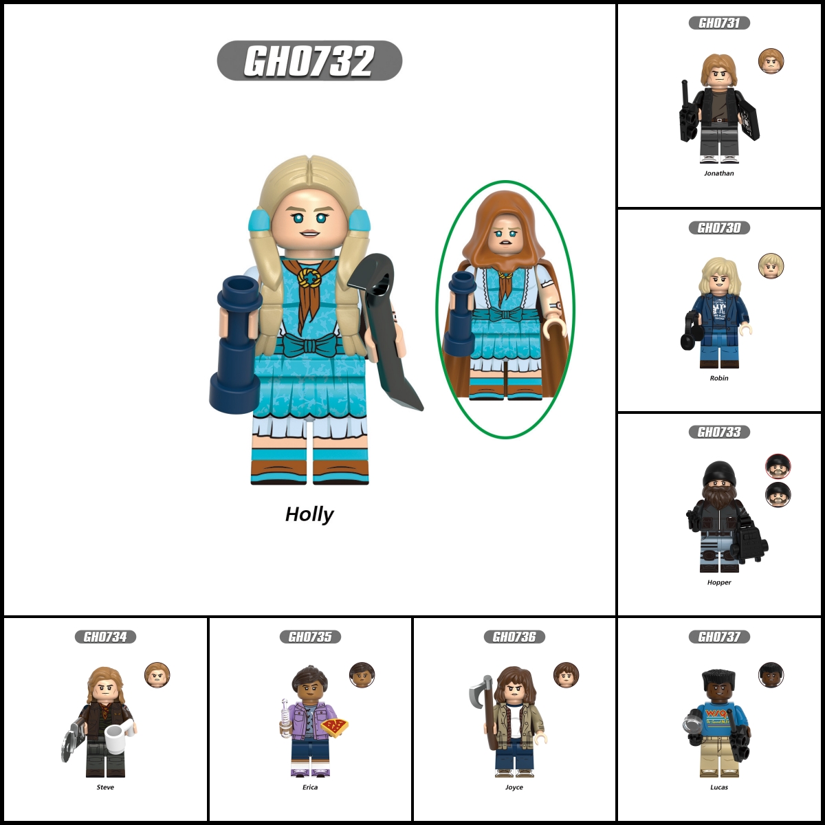 2026 New Stranger Things Figure Building Blocks