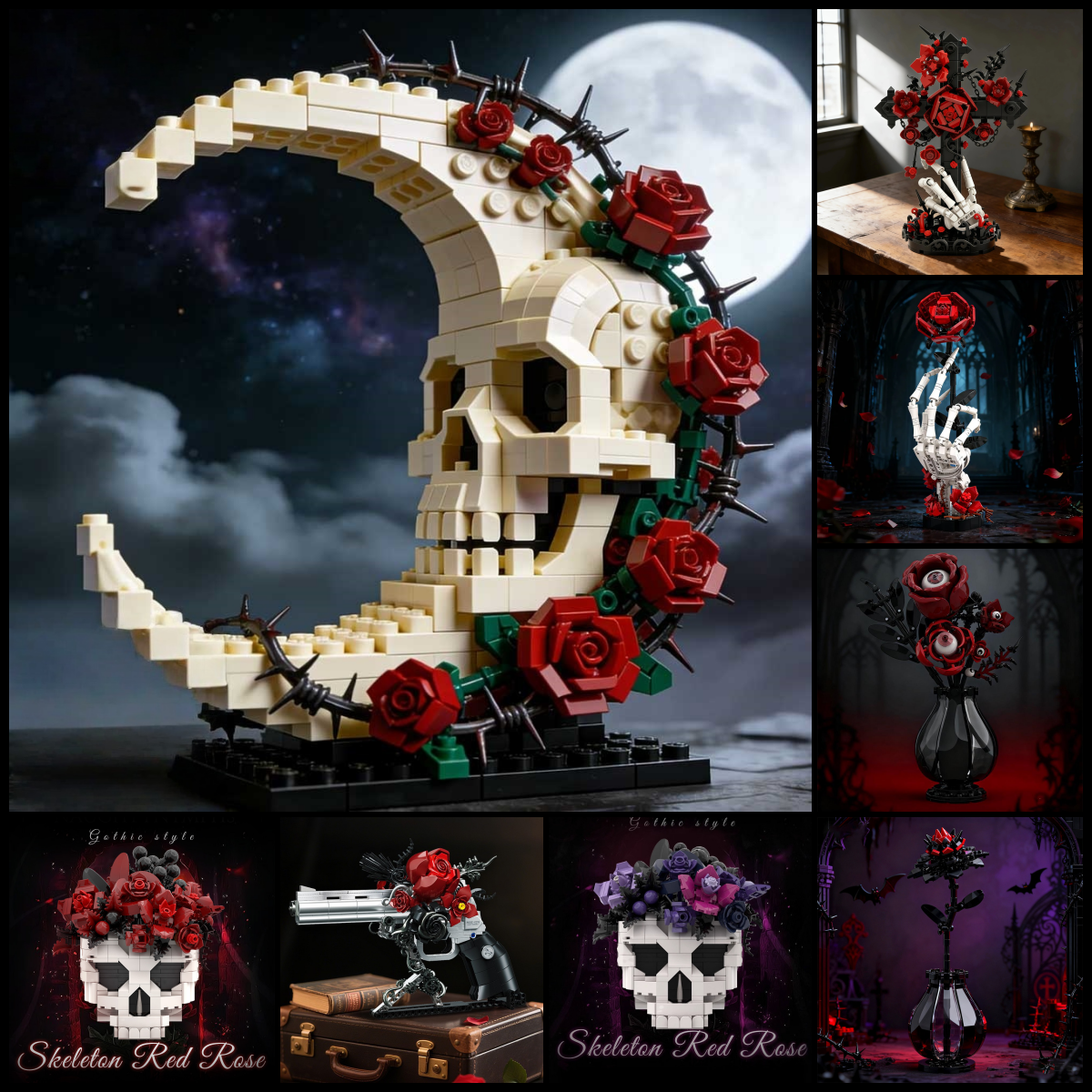 🌹Gothic Rose Limited Edition Building Block Set