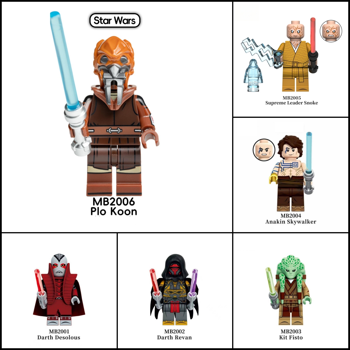 2026 New Star Wars Figure Building Blocks