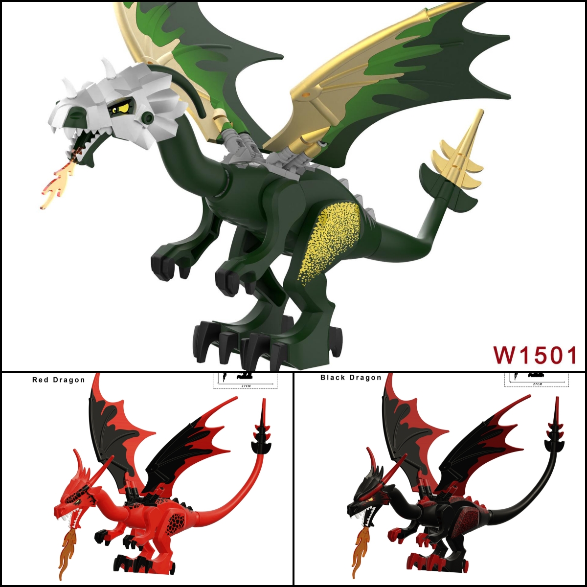 2026 Giant Dragon Figure Building Blocks