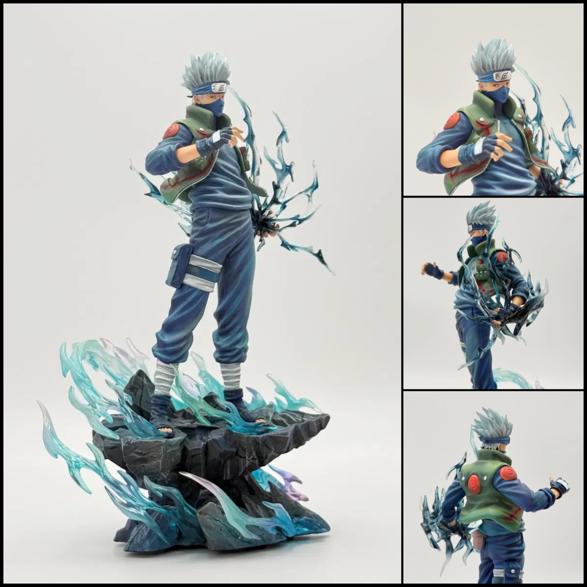 Naruto Kakashi Hatake Raikiri Statue