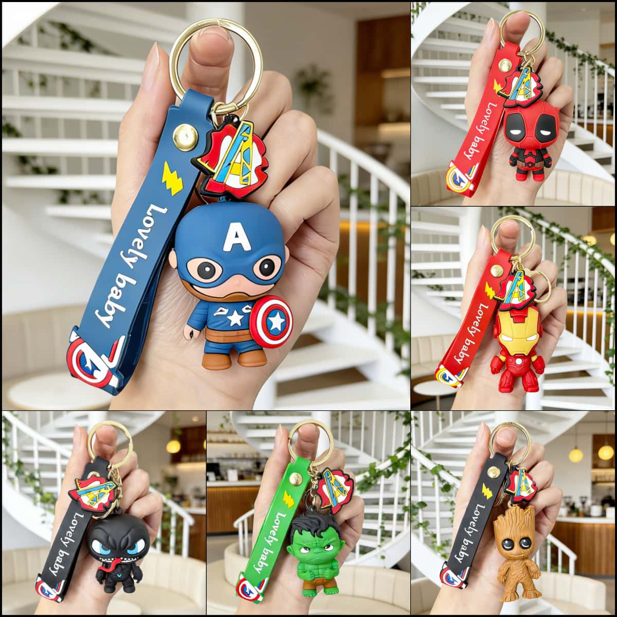 2026 New Superhero Cute Keychain