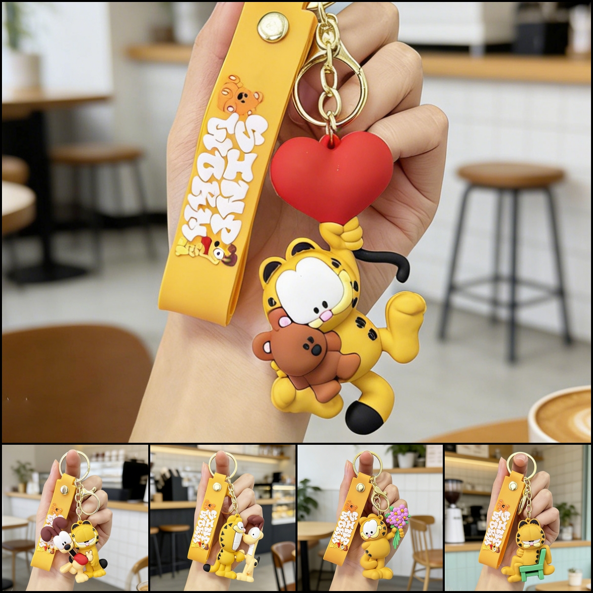 2026 New Garfield Cute Keychain