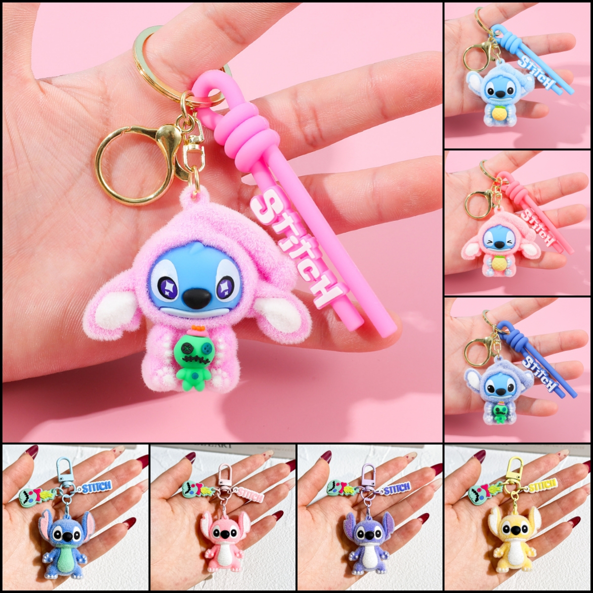 2026 New Stitch Plush Cute Keychain