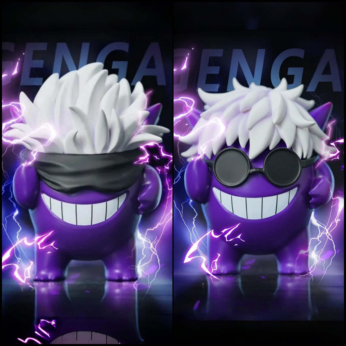 Pokemon Gengar Cosplay Satoru Gojo Figure