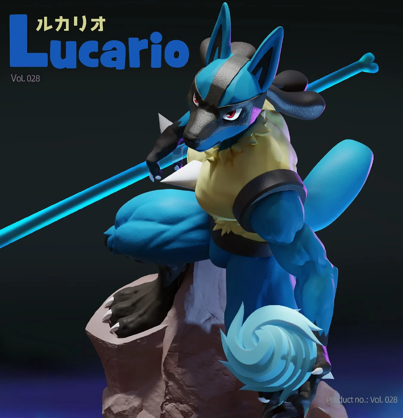 Pokemon Lucario Figure