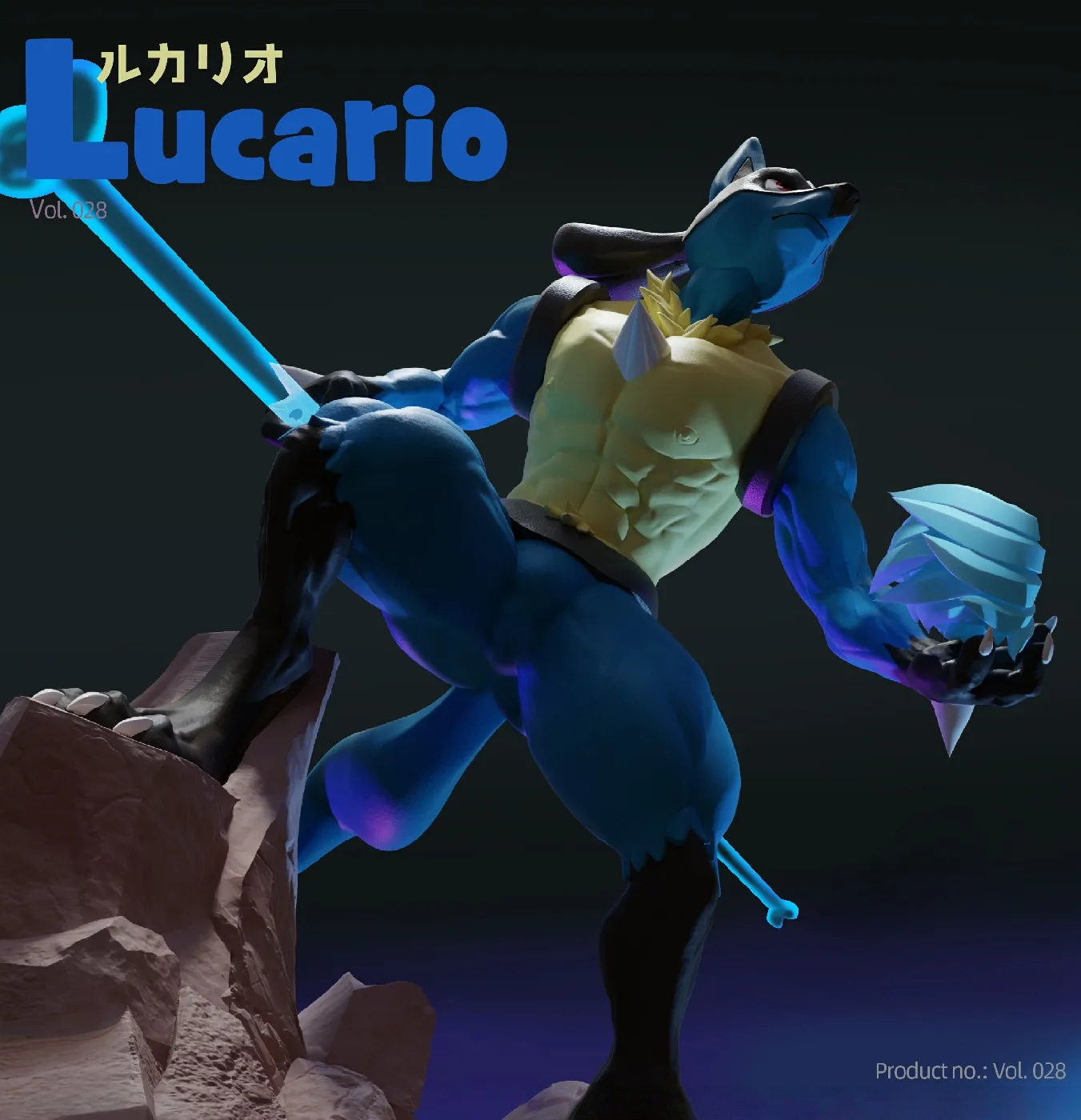 Pokemon Lucario Figure