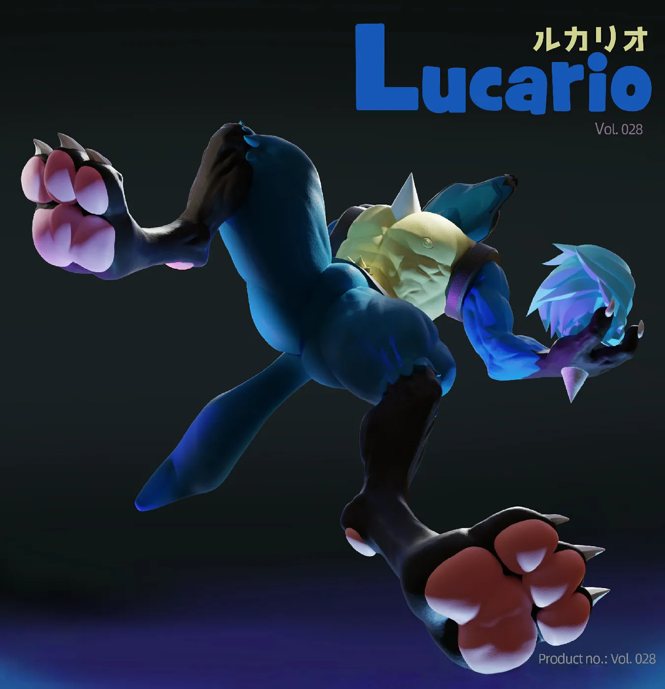 Pokemon Lucario Figure