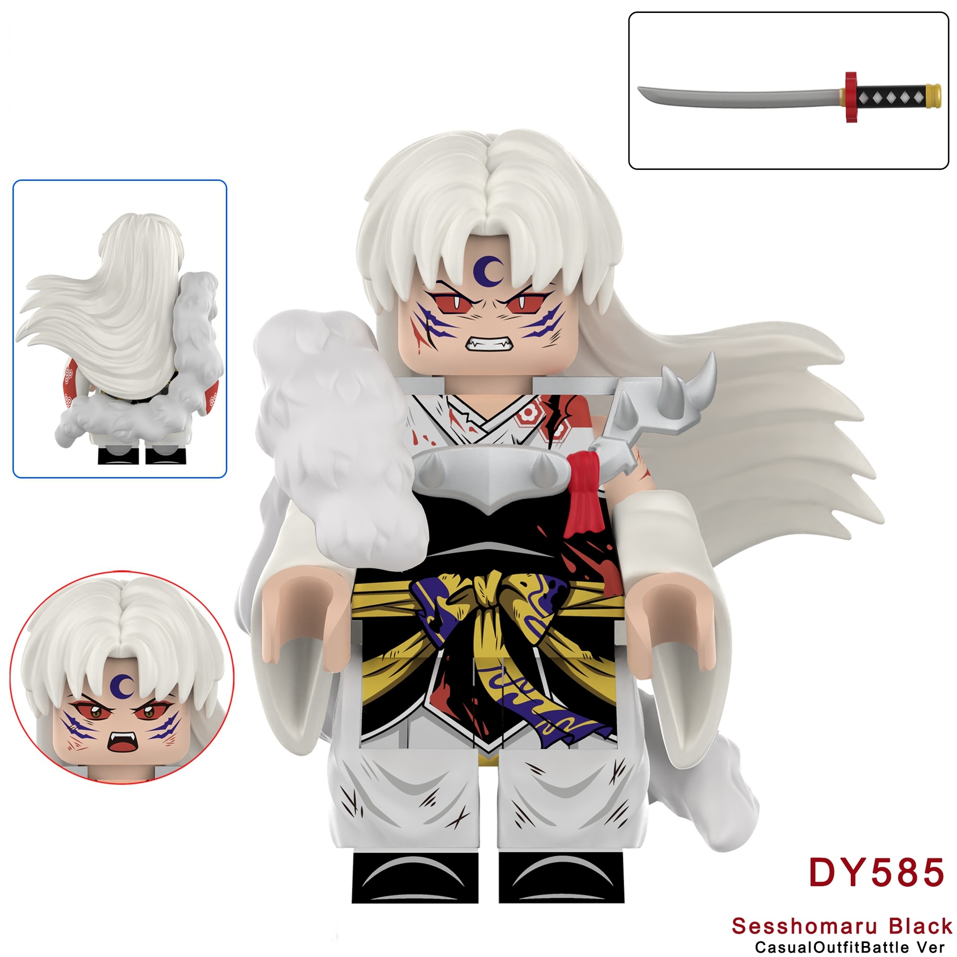 2026 New Sesshoumaru Figure Building Blocks