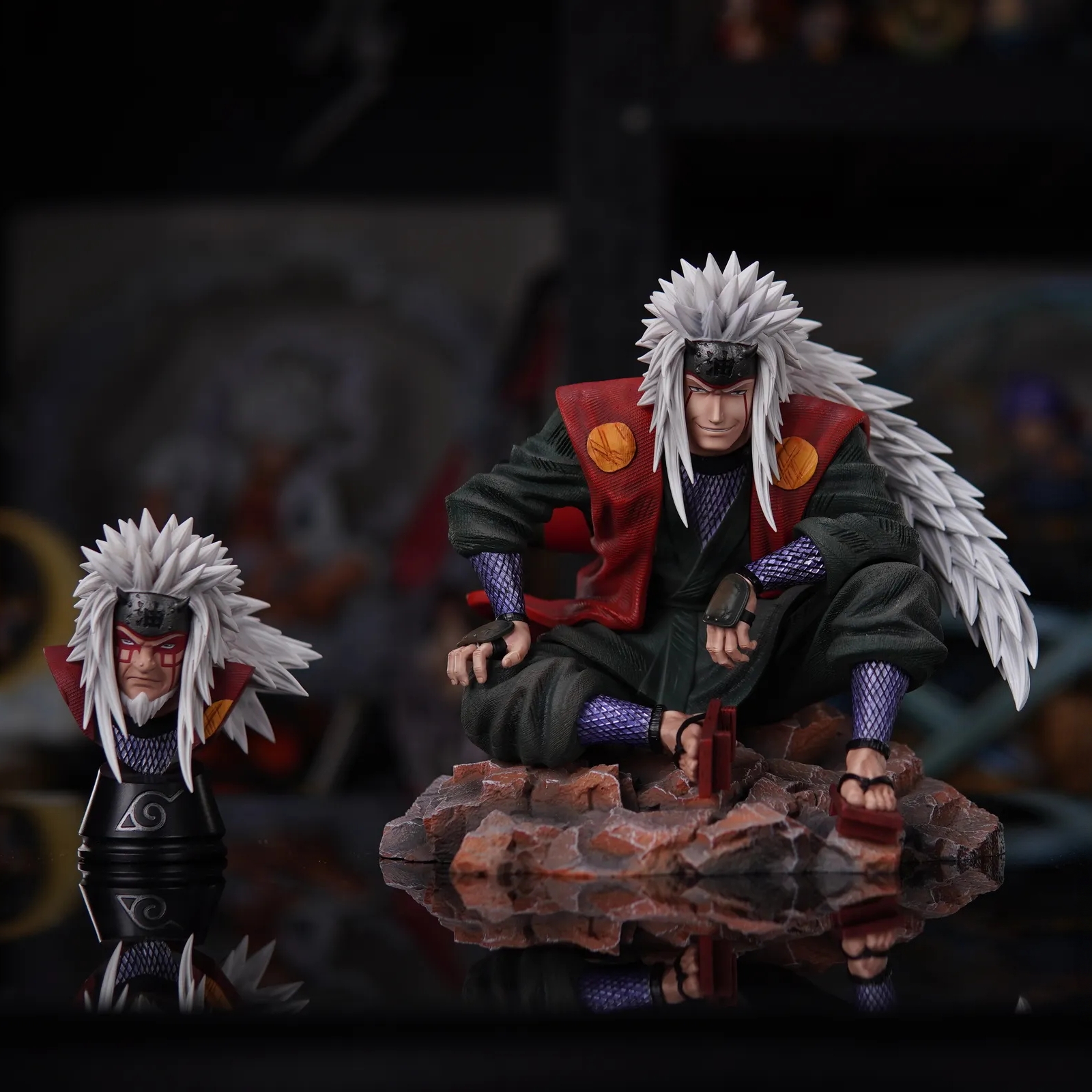 Naruto Jiraiya Sage Mode Statue