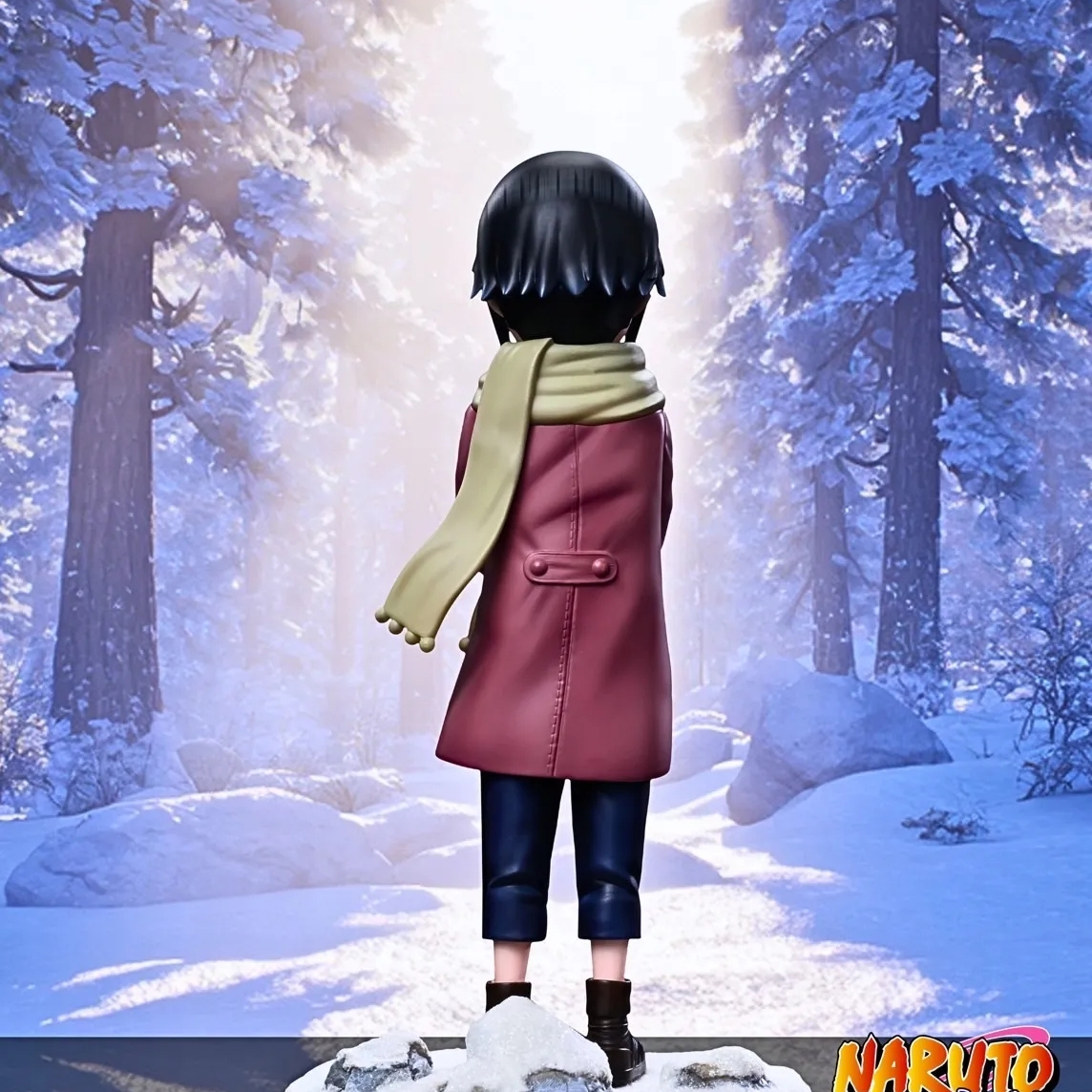 First Meet Childhood Naruto Uzumaki & Hinata Statue