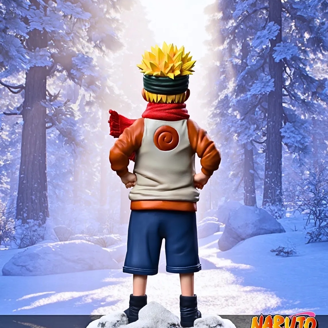 First Meet Childhood Naruto Uzumaki & Hinata Statue