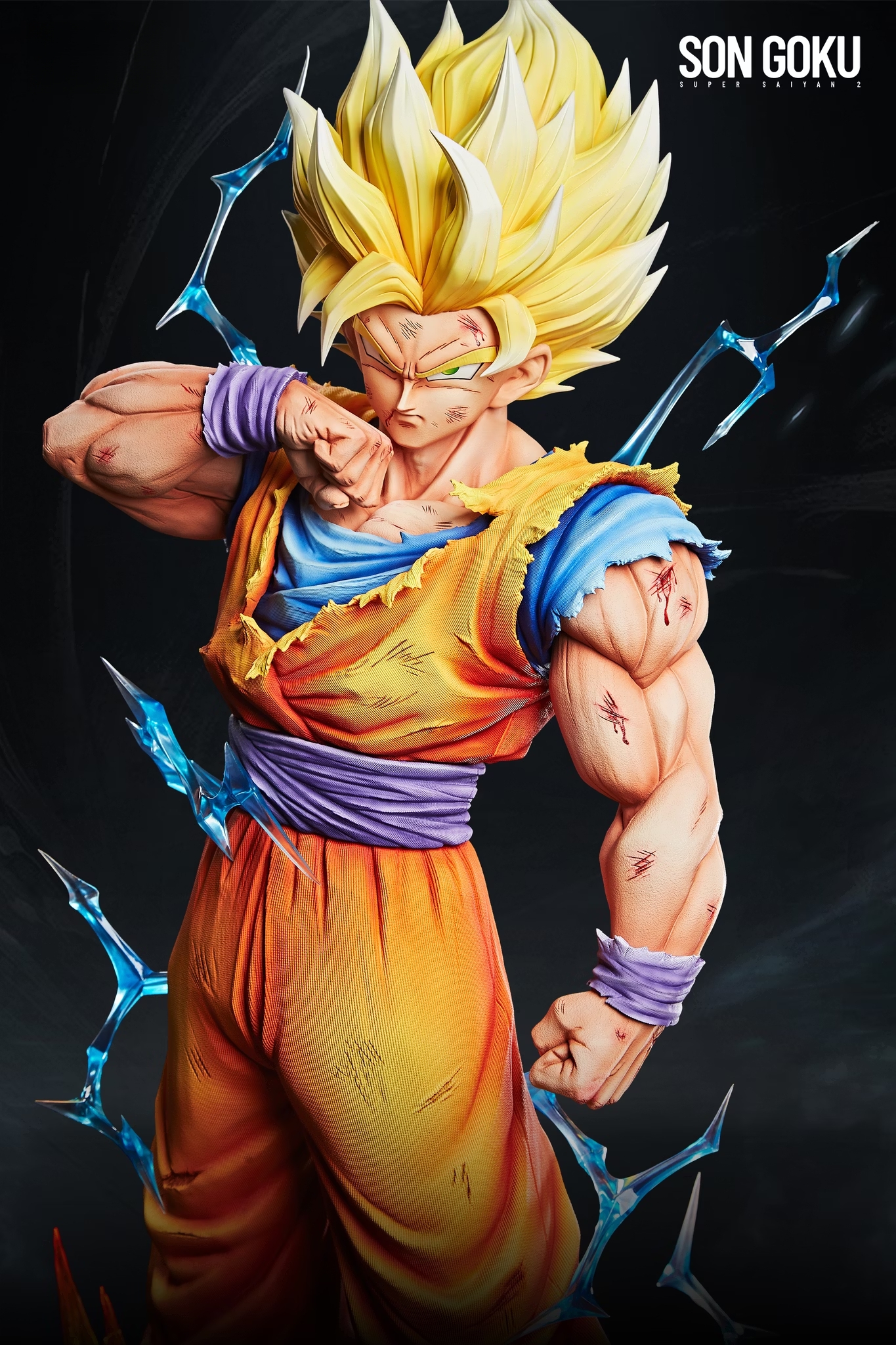 Dragon Ball Z Son Goku SSJ2 Statue