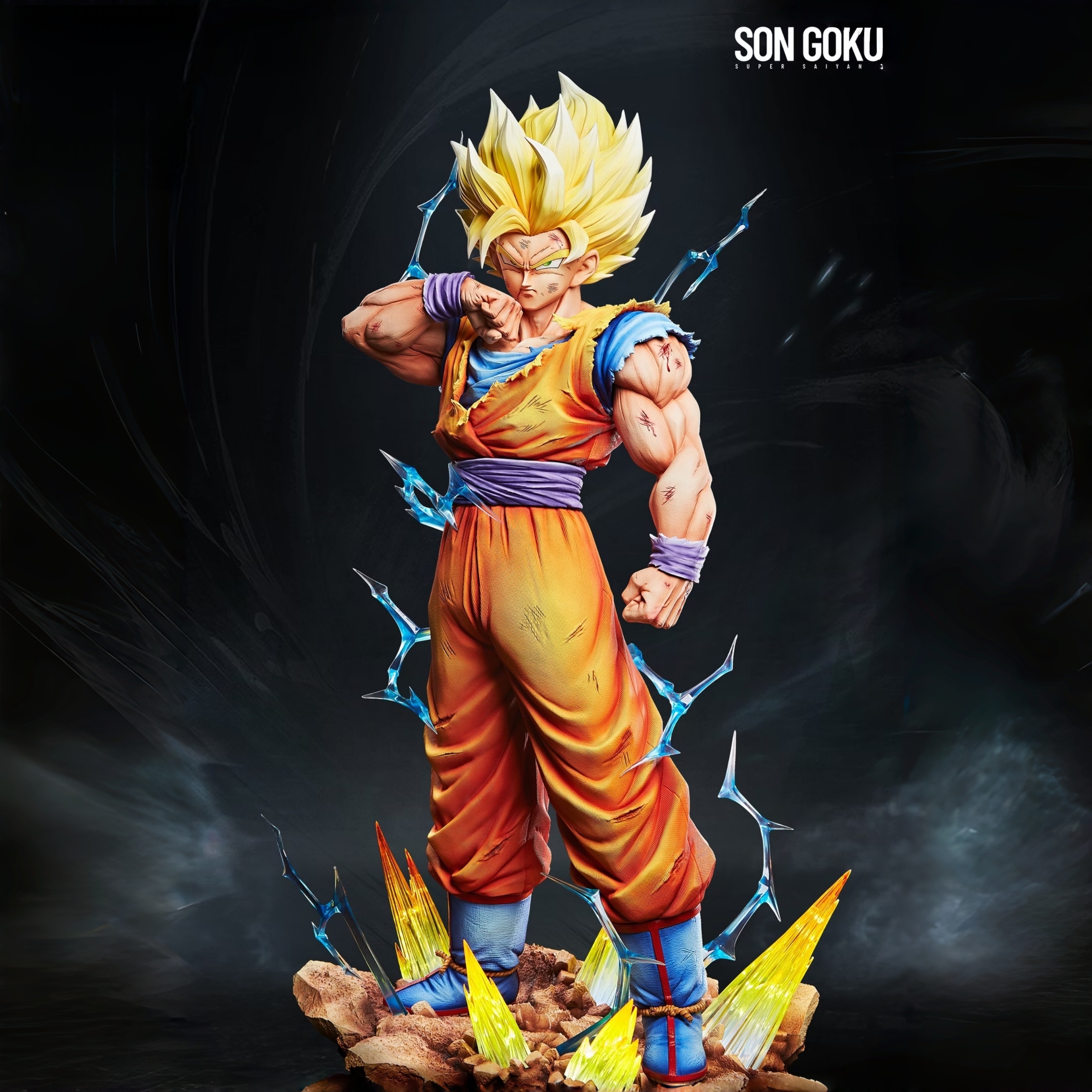 Dragon Ball Z Son Goku SSJ2 Statue