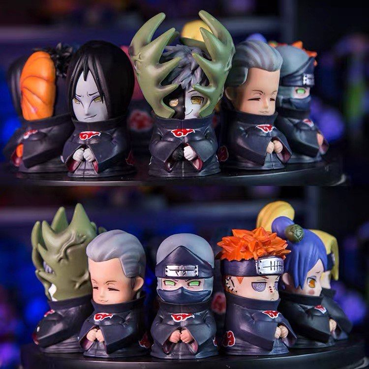 Naruto Mini Akatsuki Cute Figure 11pcs