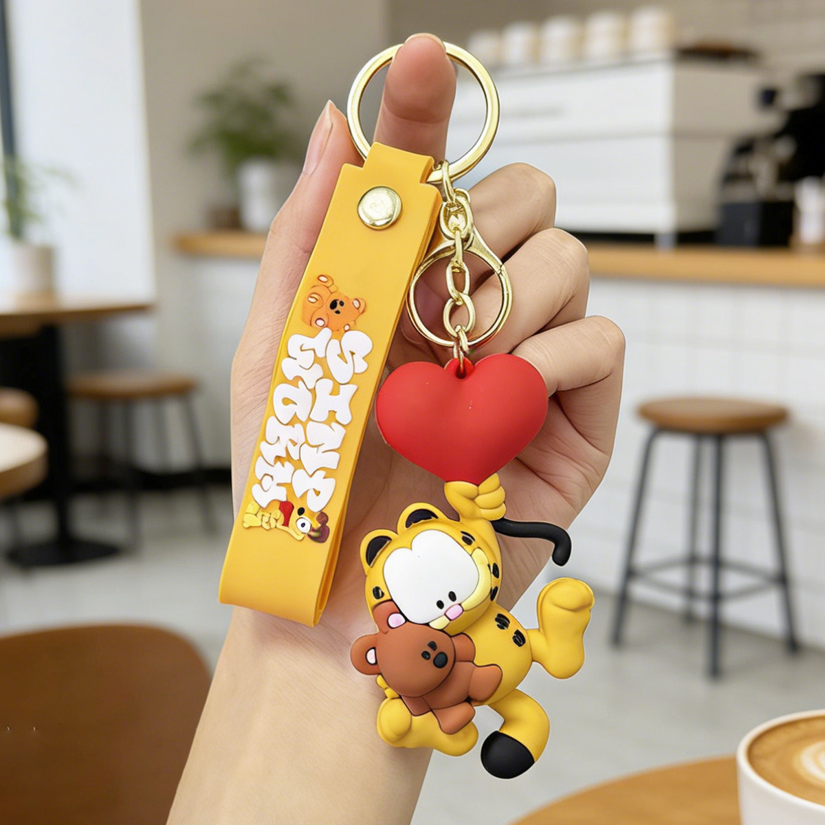 2026 New Garfield Cute Keychain