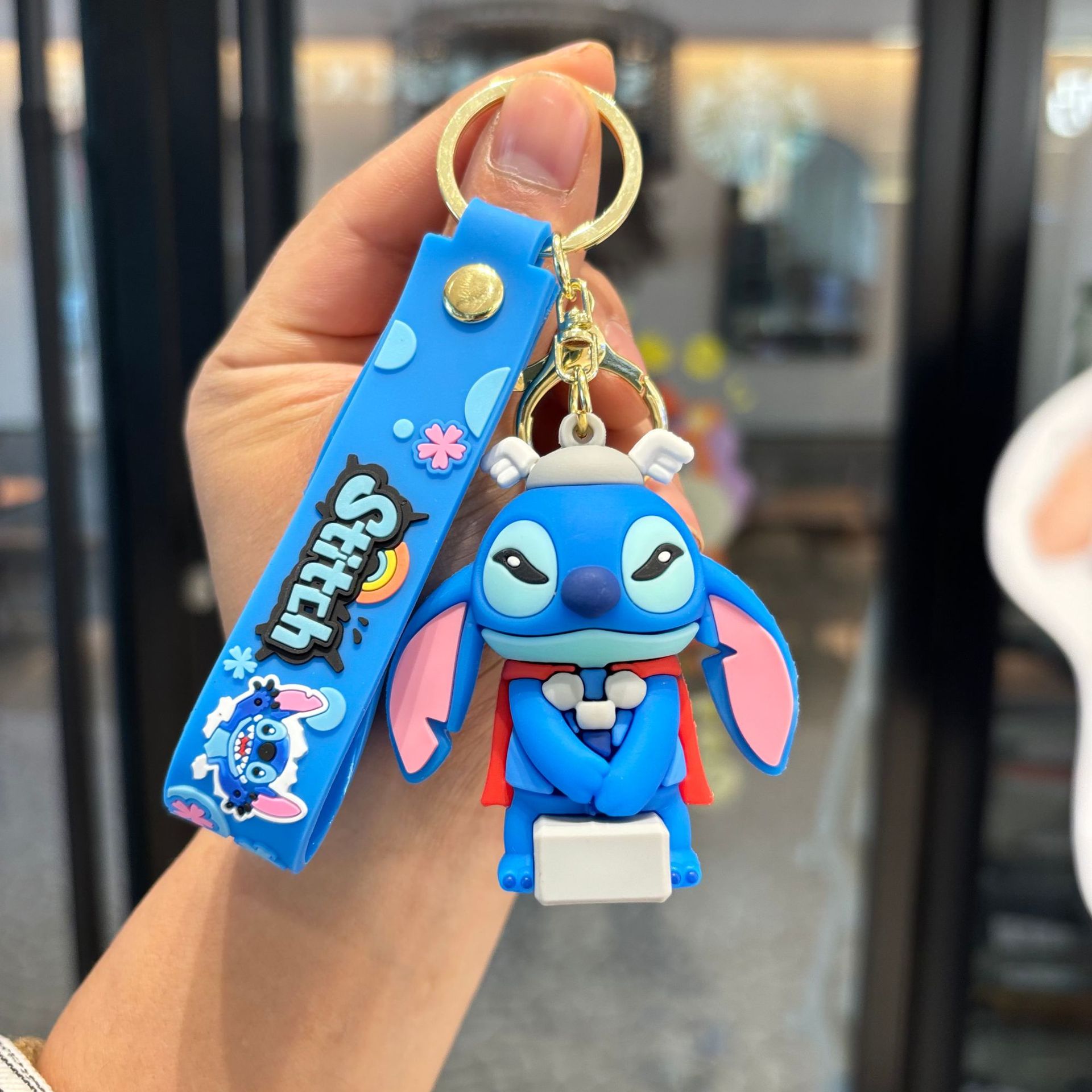 2026 New Stitch Superhero Cute Keychain