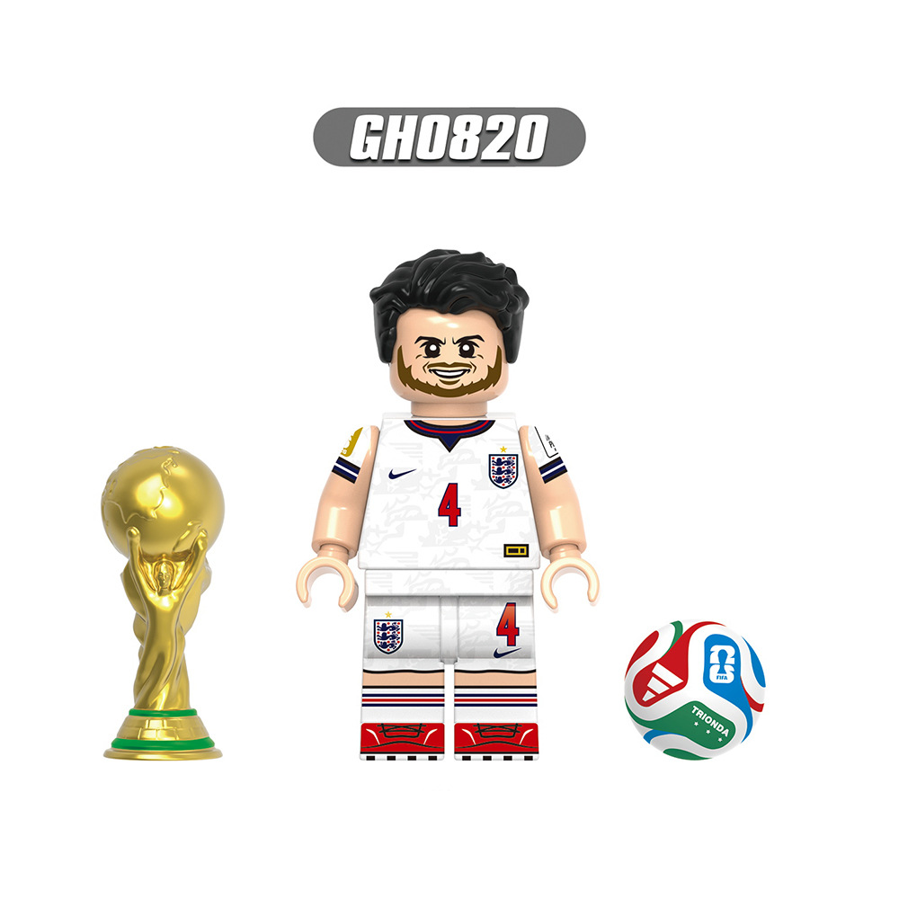 2026 New Football Team Figure Building Blocks