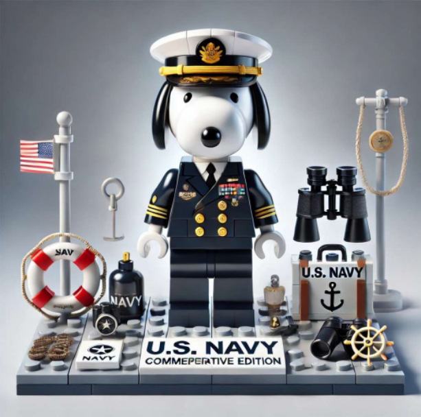 2026 New Snoopy Military Series Figure Building Blocks