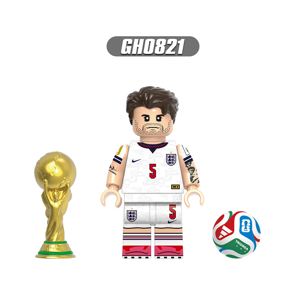 2026 New Football Team Figure Building Blocks