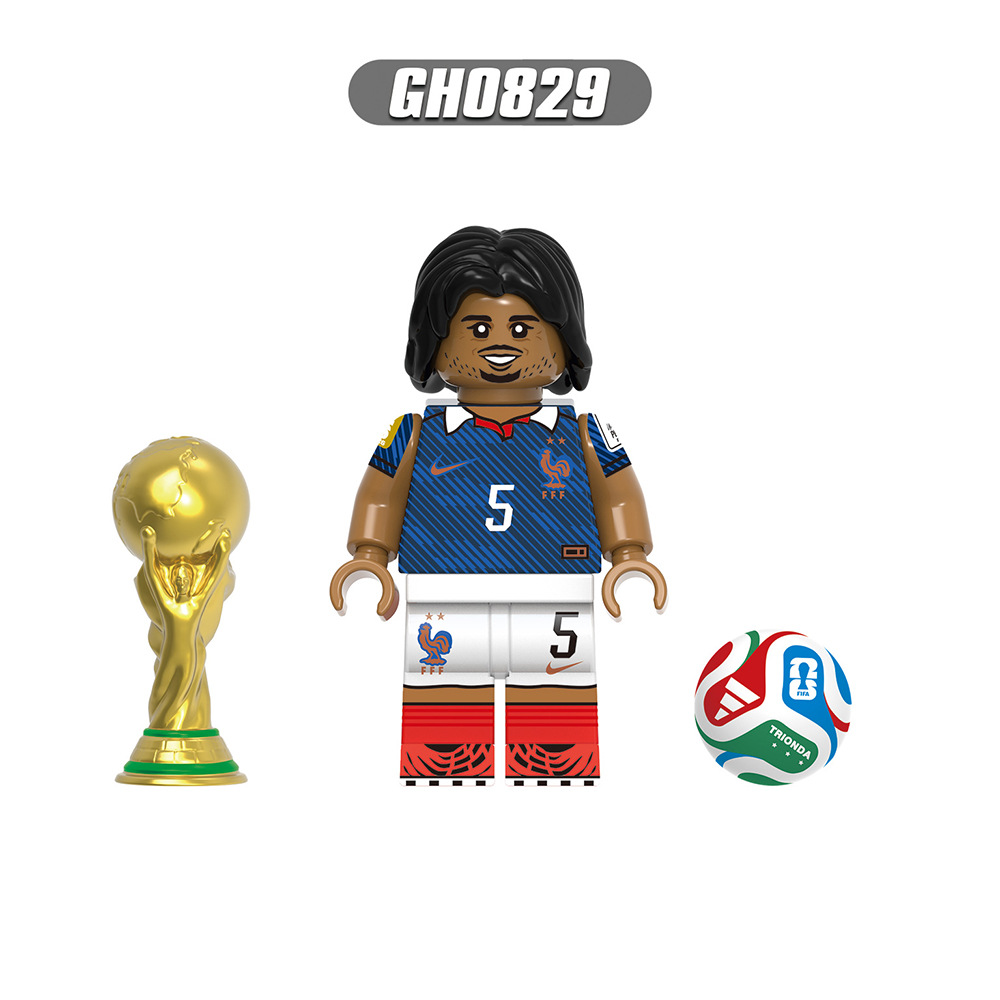 2026 New Football Team Figure Building Blocks