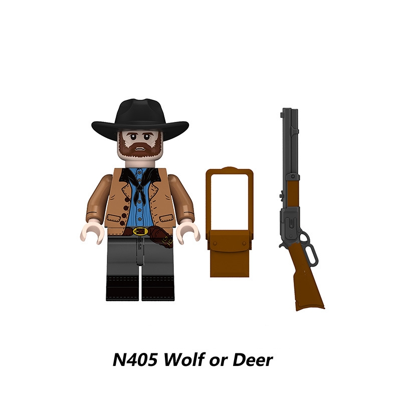 2026 New Western Cowboy Series Figure Building Blocks
