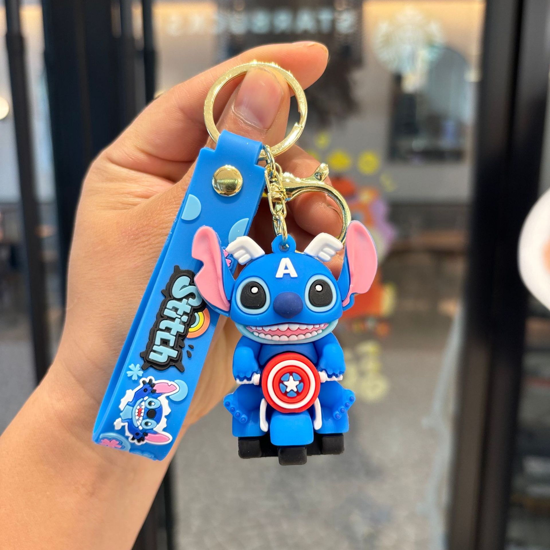 2026 New Stitch Superhero Cute Keychain