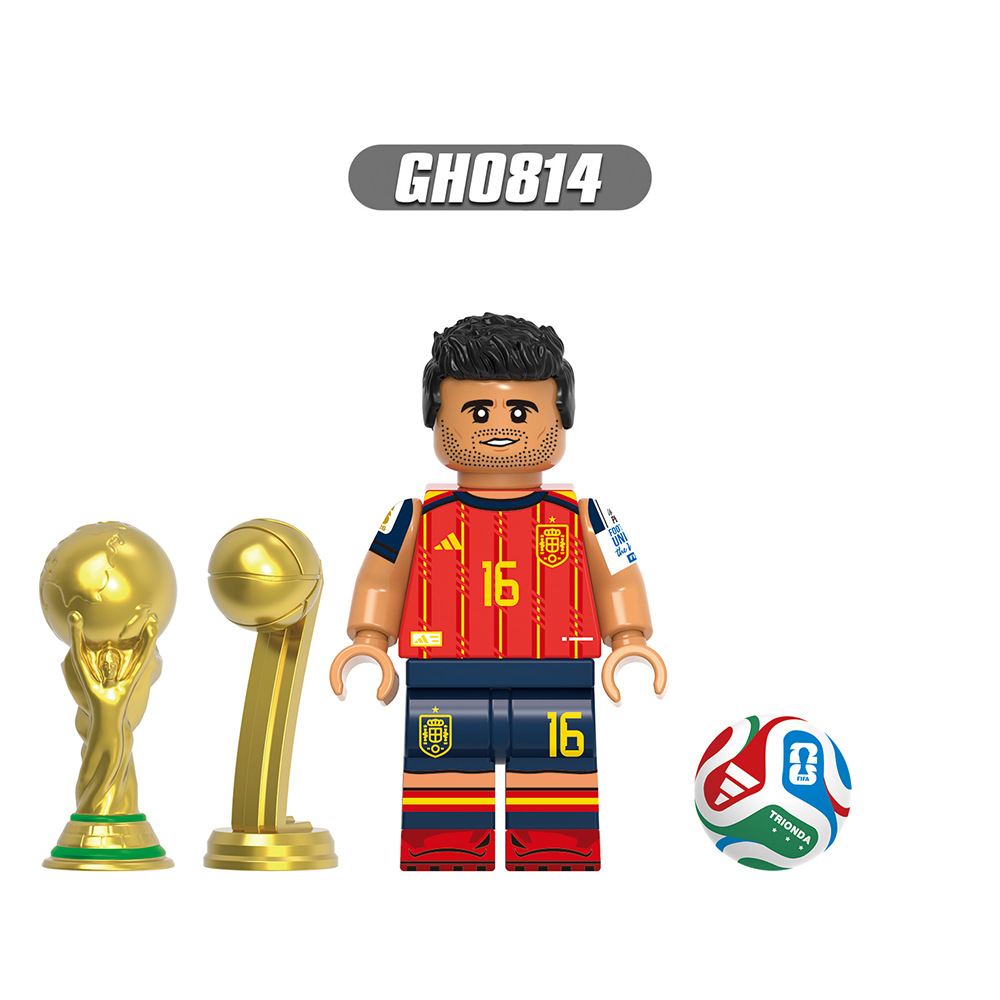 2026 New Football Team Figure Building Blocks