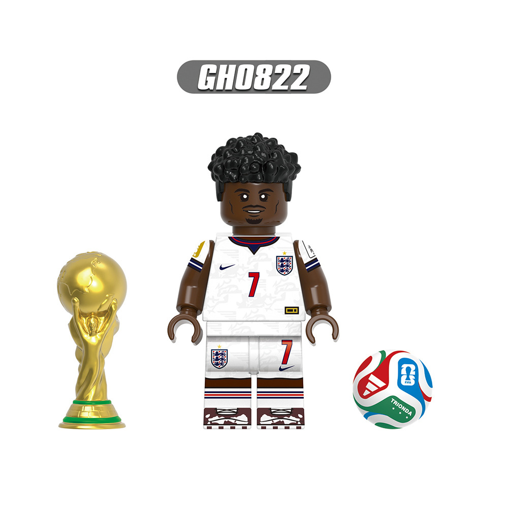 2026 New Football Team Figure Building Blocks