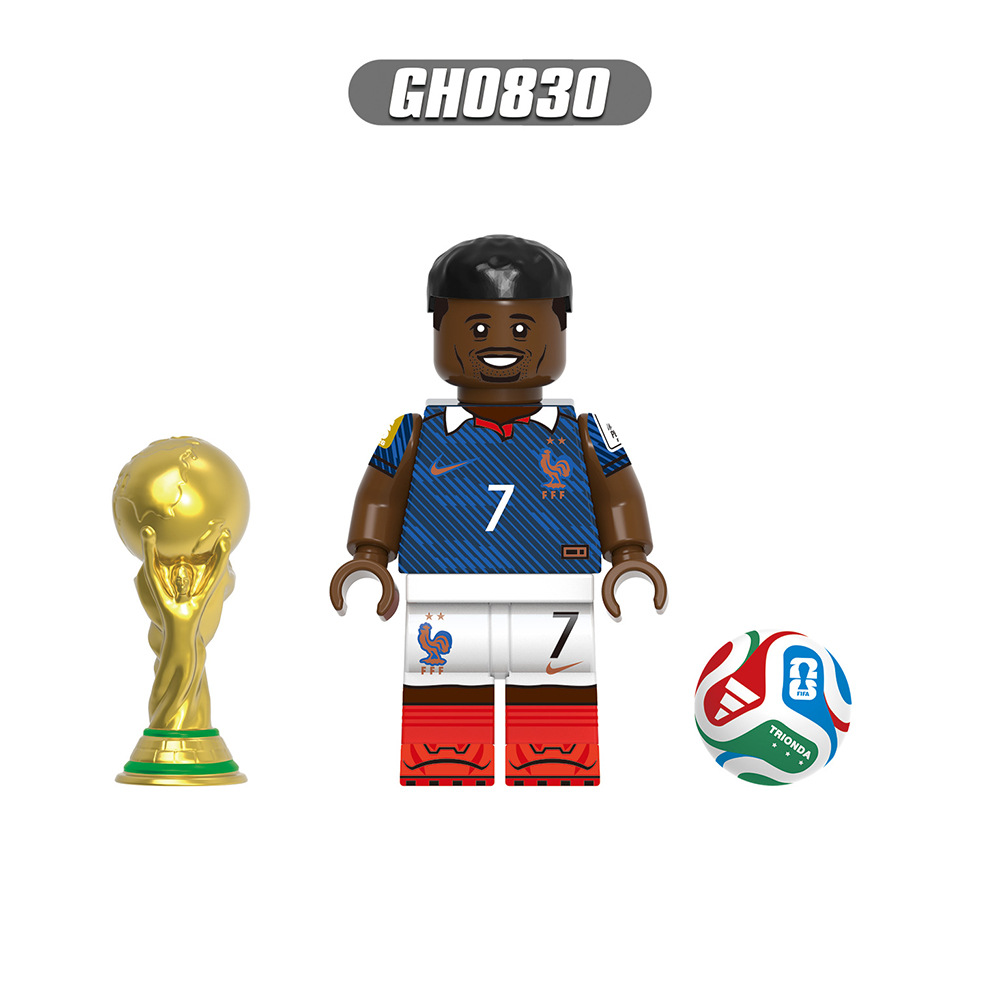 2026 New Football Team Figure Building Blocks