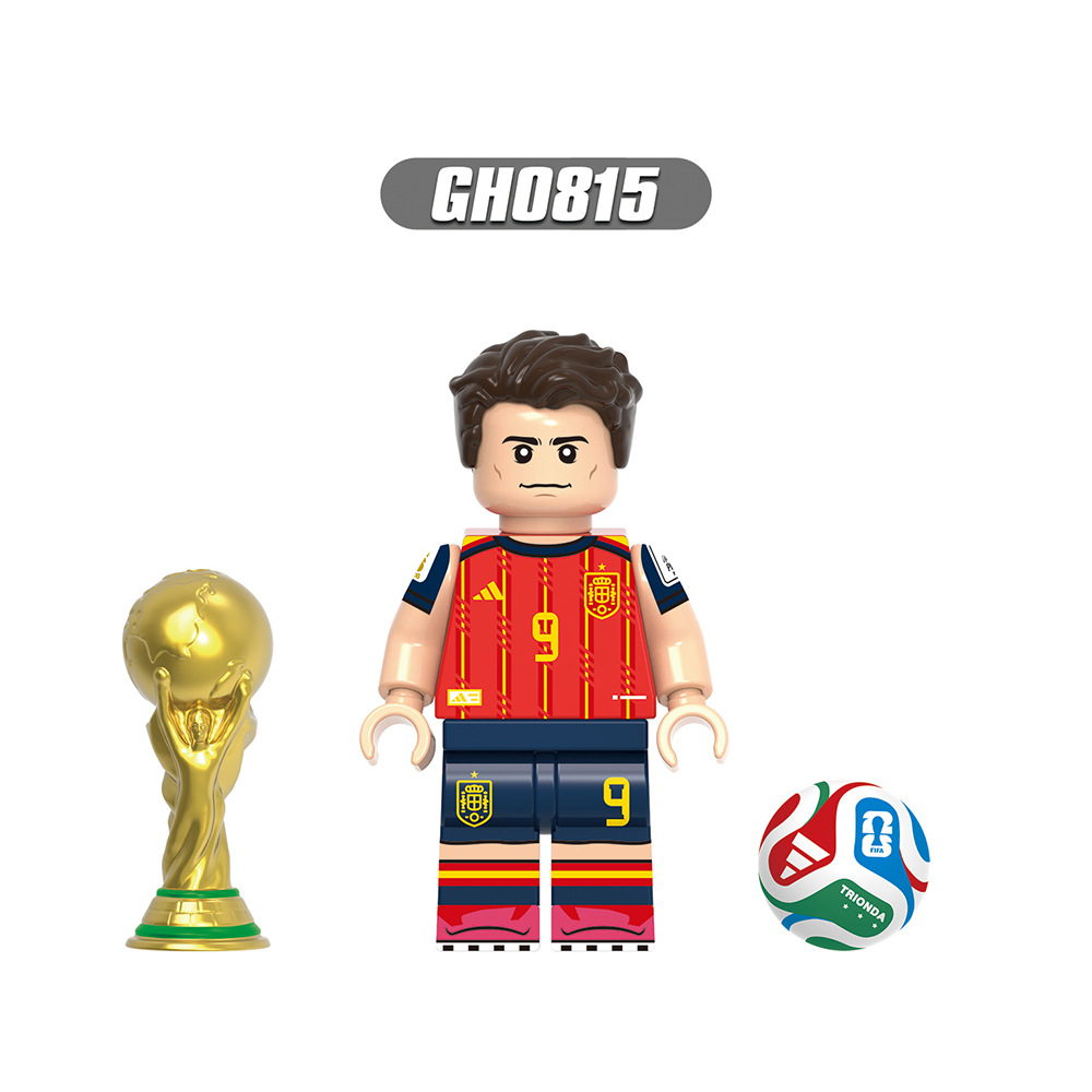 2026 New Football Team Figure Building Blocks