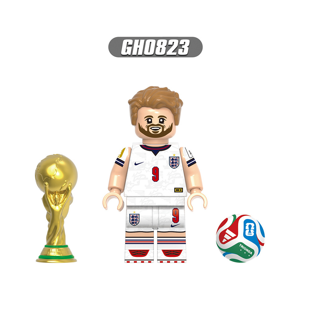 2026 New Football Team Figure Building Blocks